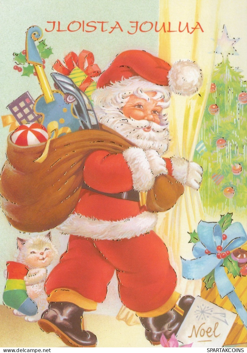 SANTA CLAUS CHRISTMAS Holidays Vintage Postcard CPSM #PAJ570.GB - Santa Claus