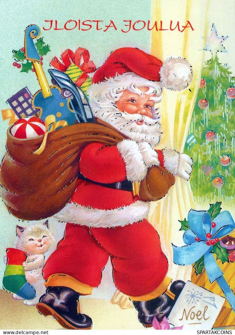 SANTA CLAUS CHRISTMAS Holidays Vintage Postcard CPSM #PAJ570.GB - Santa Claus