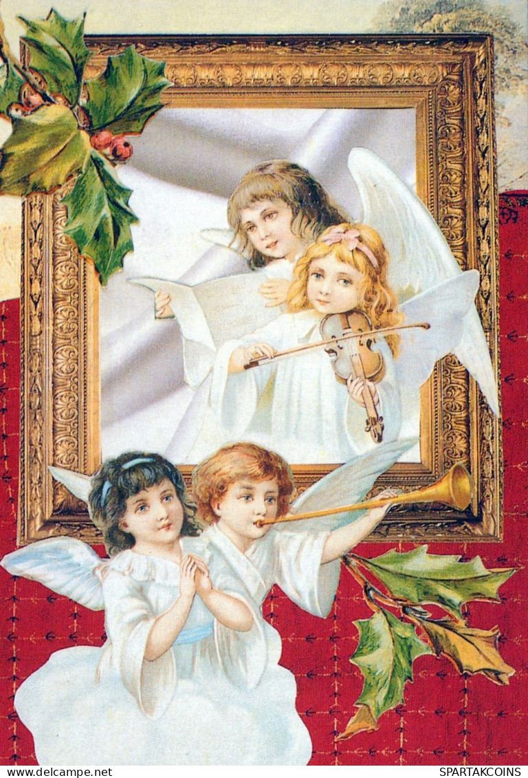 ANGEL CHRISTMAS Holidays Vintage Postcard CPSM #PAH553.GB - Angels