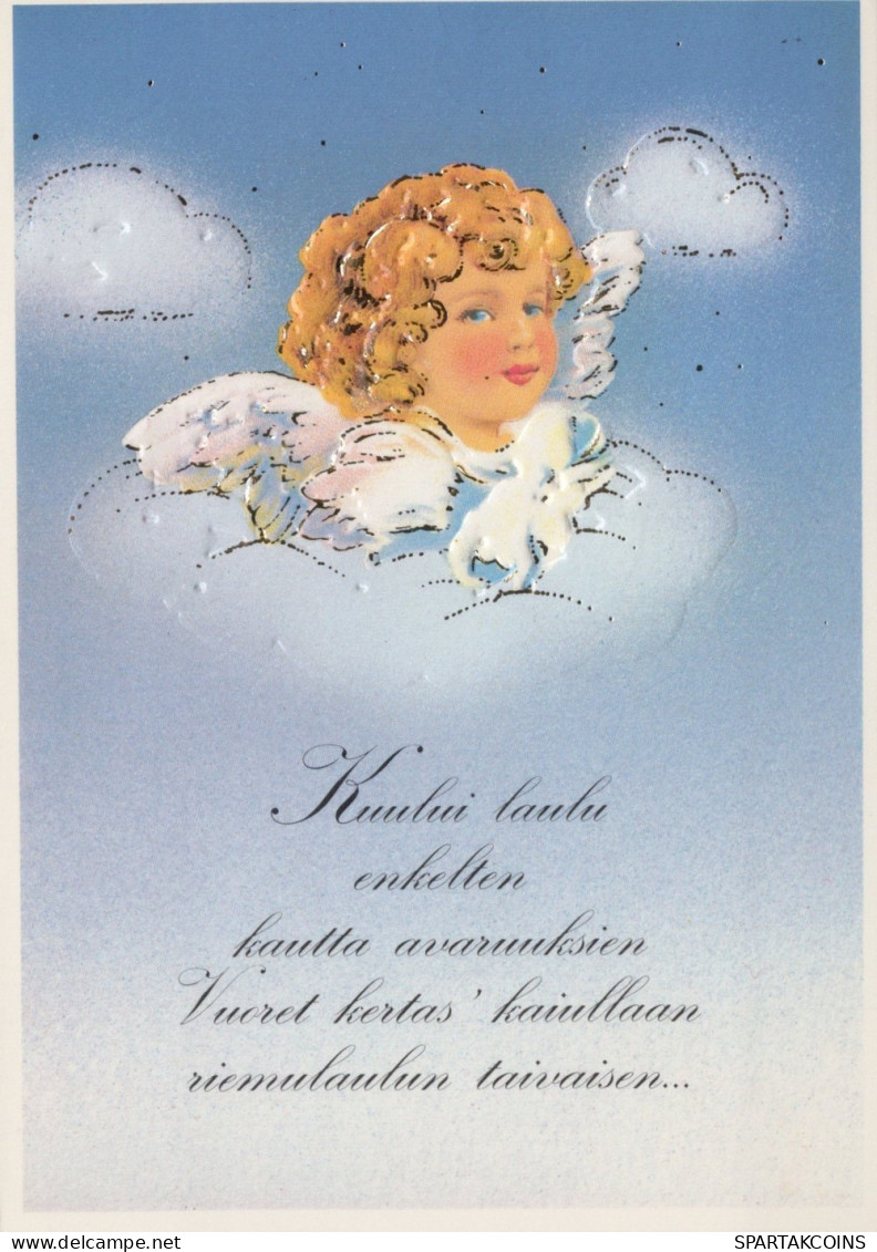ANGEL CHRISTMAS Holidays Vintage Postcard CPSM #PAH297.GB - Angels