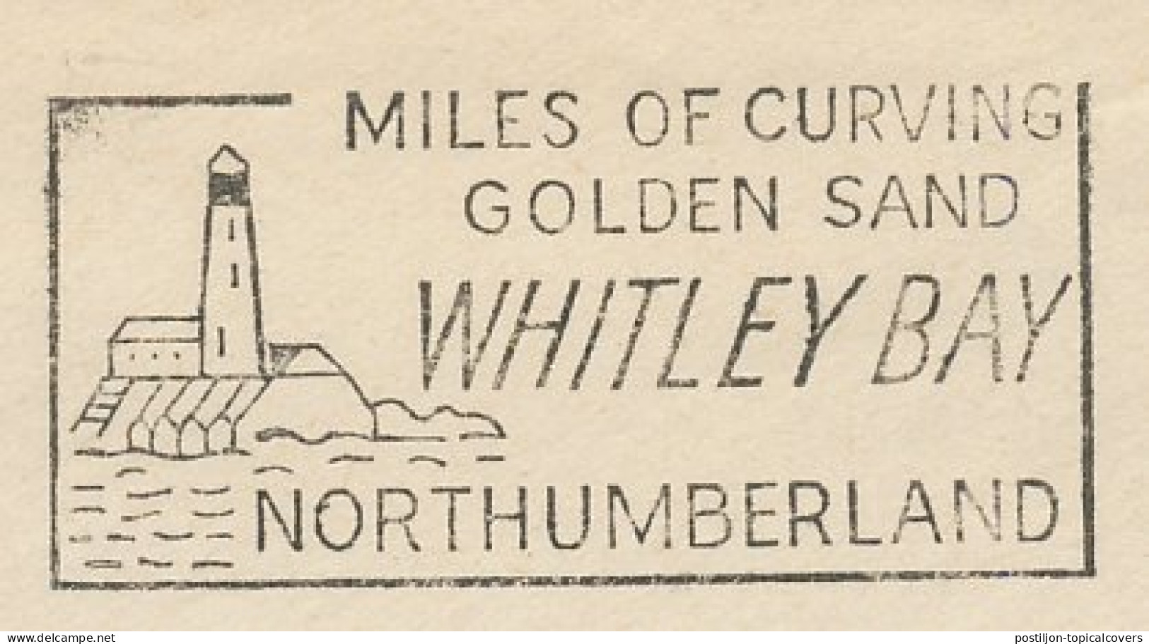 Cover / Postamrk GB / UK 1964 Lighthouse - Whitley Bay - Vuurtorens