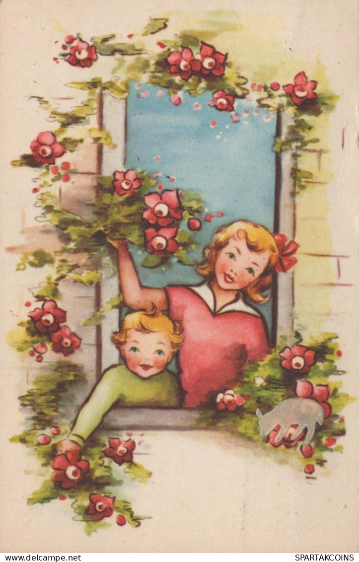 BAMBINO BAMBINO Scena S Paesaggios Vintage Cartolina CPSMPF #PKG768.IT - Scenes & Landscapes