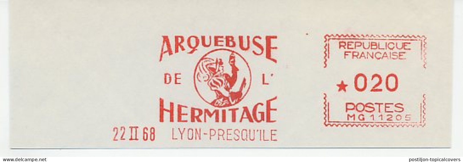 Meter Cut France 1968 Liqueur - Arquebuse De L Hermitage - Wijn & Sterke Drank