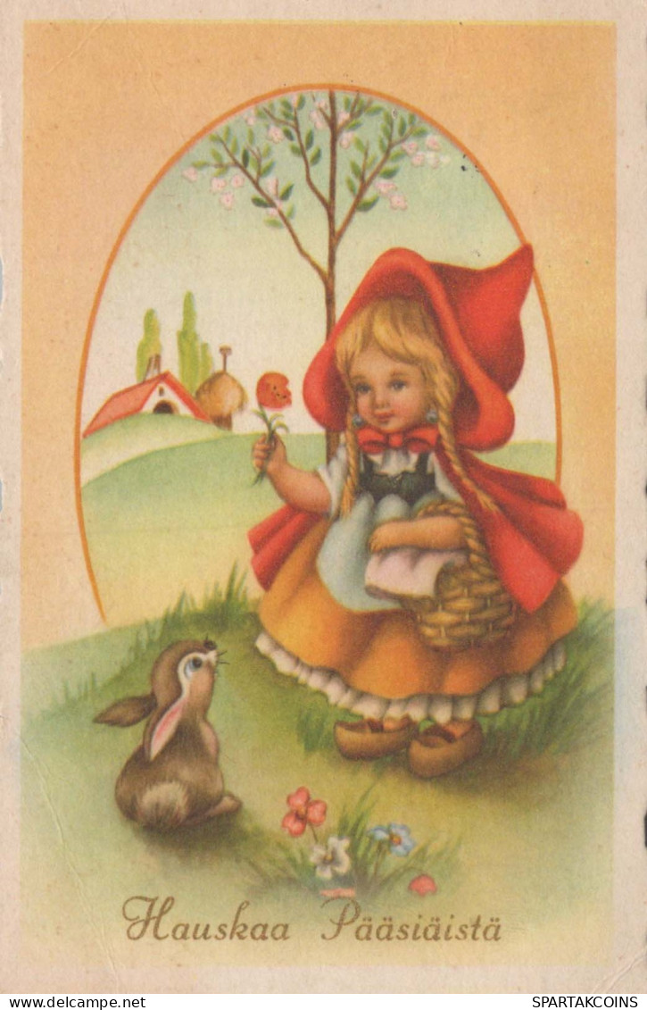 PASQUA BAMBINO UOVO Vintage Cartolina CPA #PKE348.IT - Easter