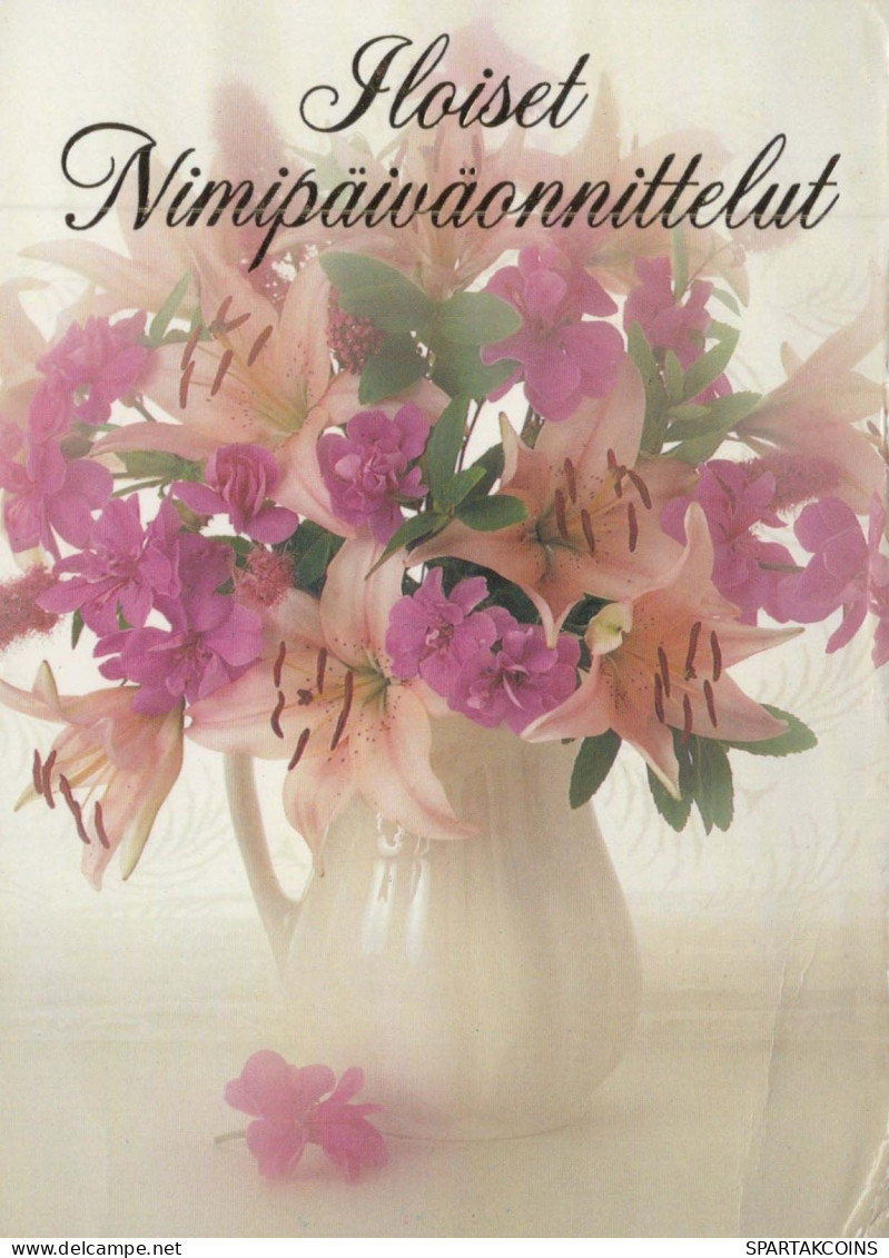 FIORI Vintage Cartolina CPSM #PBZ244.IT - Flores