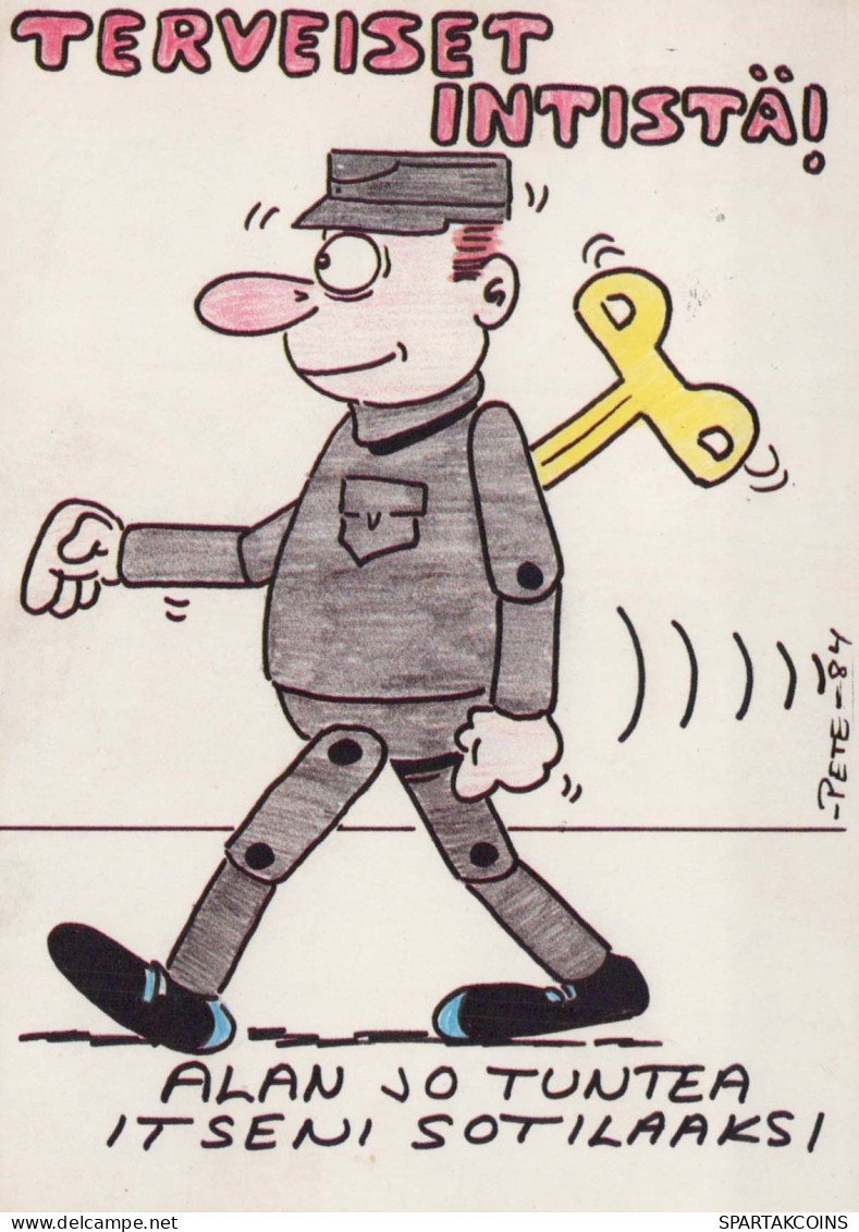 SOLDATI UMORISMO Militaria Vintage Cartolina CPSM #PBV815.IT - Humoristiques
