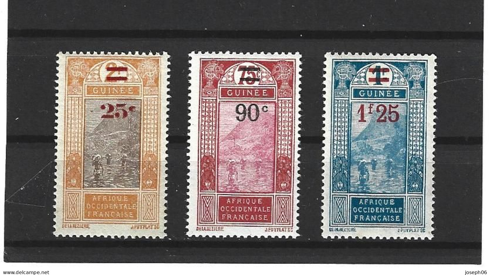 GUINEE   1924 - 27   Y.T. N° 99  à  106   Incomplet  NEUF** - Unused Stamps