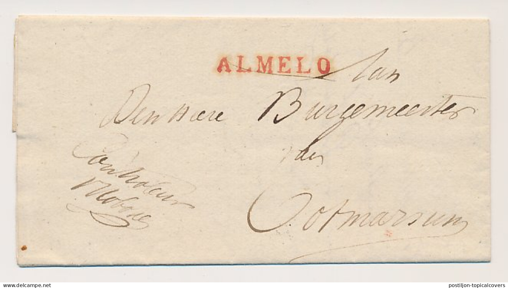 ALMELO - Ootmarsum 1816 - ...-1852 Vorläufer