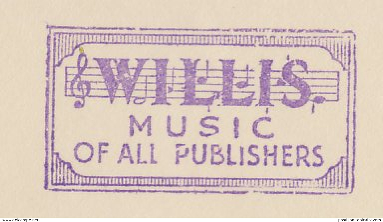 Meter Top Cut USA Music Publishers - Willis - Music