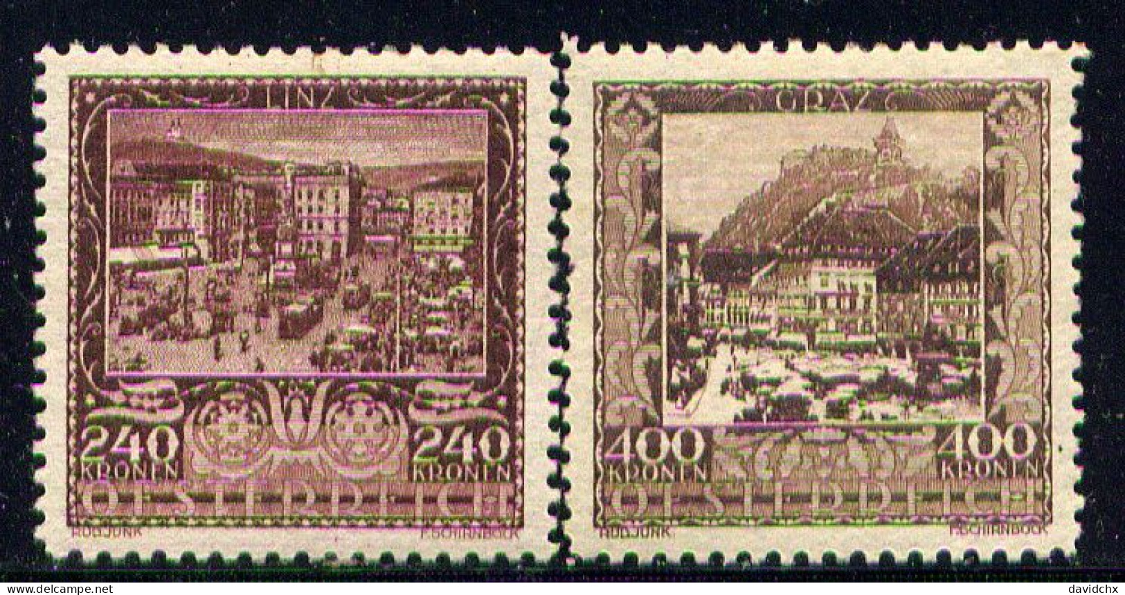 AUSTRIA, NO.'S B62-B63, MLH - Unused Stamps