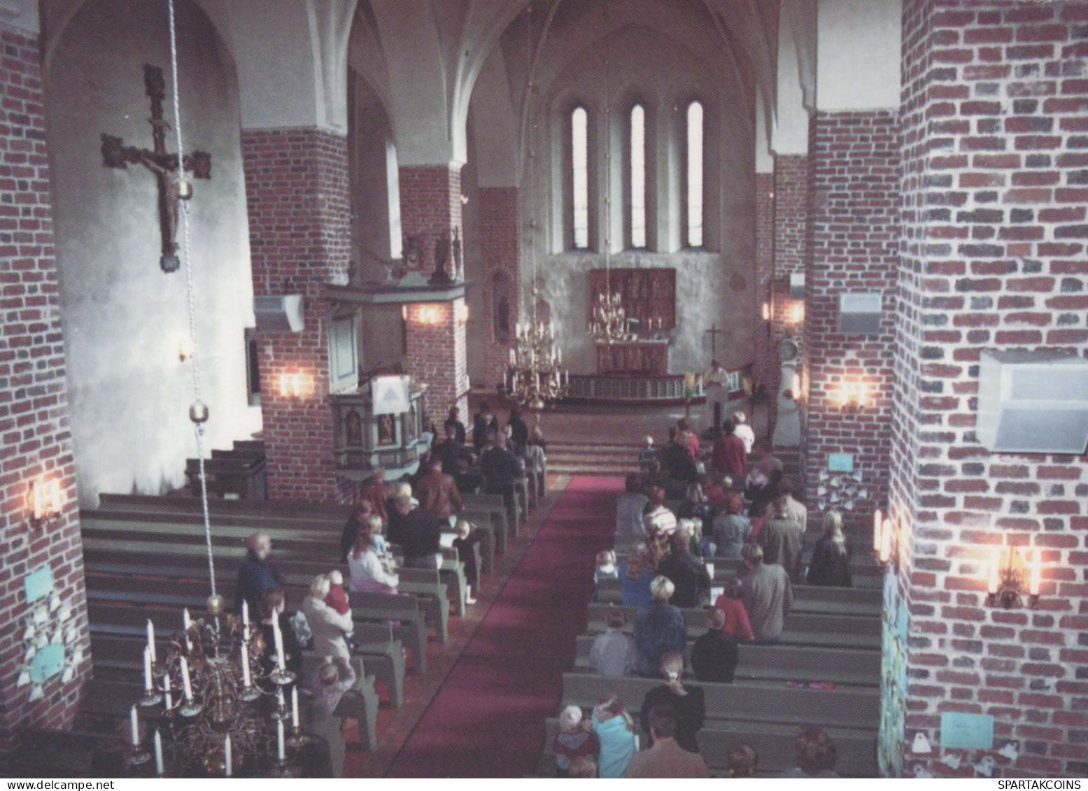 CHIESA Cristianesimo Religione Vintage Cartolina CPSM #PBQ231.IT - Kerken En Kloosters