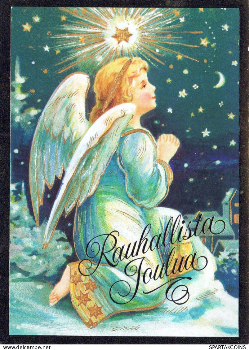 ANGELO Natale Vintage Cartolina CPSM #PBP336.IT - Angels