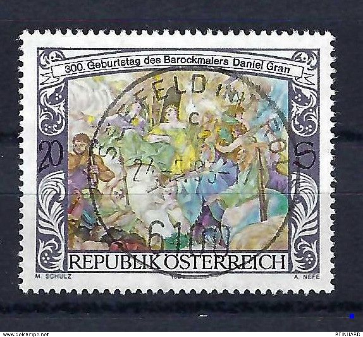 ÖSTERREICH ANK-Nr. 2158 Daniel Gran Gestempelt - Siehe Bild - Used Stamps