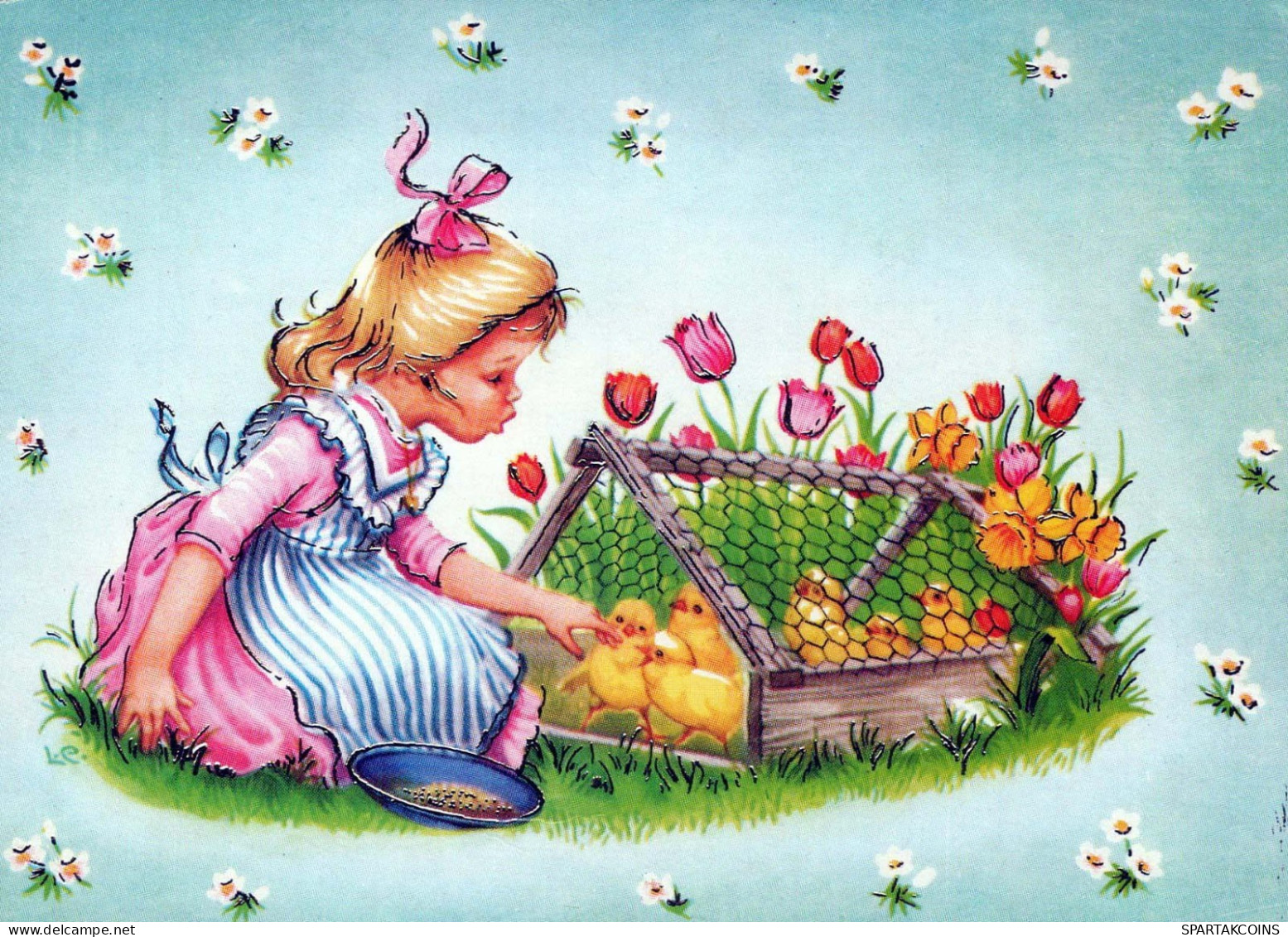 PASQUA BAMBINO Vintage Cartolina CPSM #PBO333.IT - Ostern