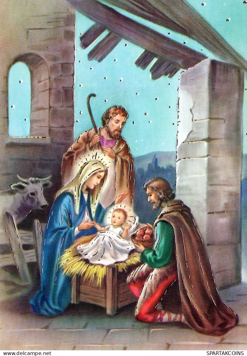 Vergine Maria Madonna Gesù Bambino Natale Religione #PBB684.IT - Vierge Marie & Madones