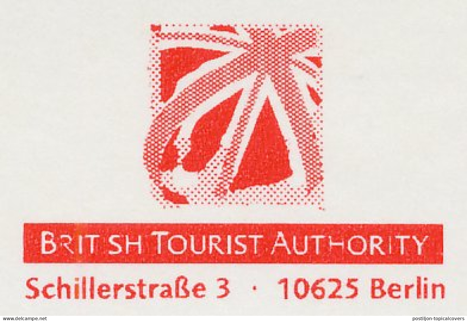 Meter Cut Germany 1998 British Tourist Authority - Flag - Autres & Non Classés