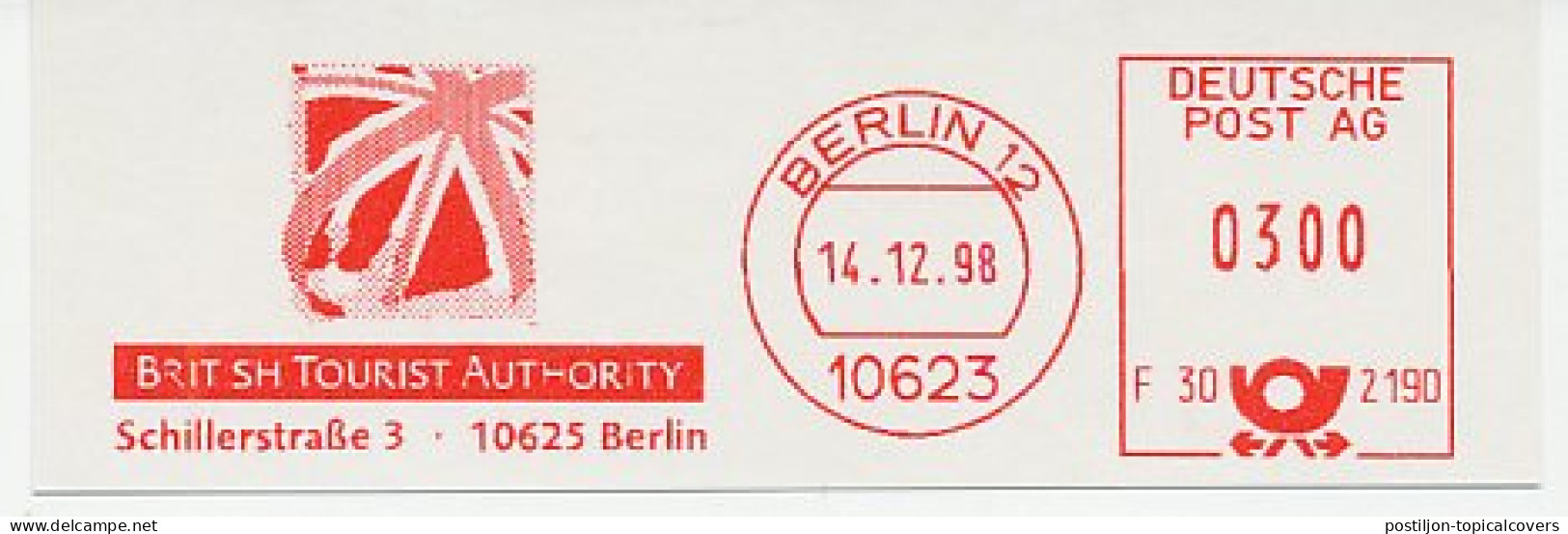 Meter Cut Germany 1998 British Tourist Authority - Flag - Autres & Non Classés