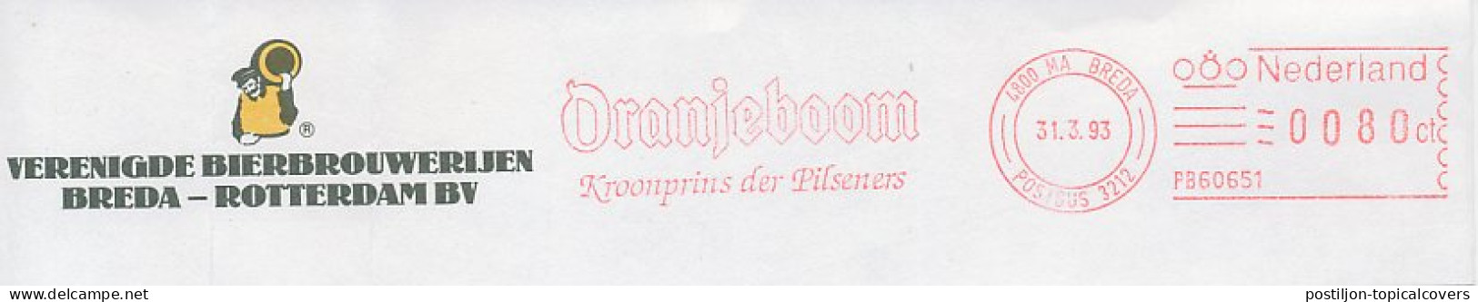 Meter Top Cut Netherlands 1994 Beer - Oranjeboom - Brewery - Vini E Alcolici