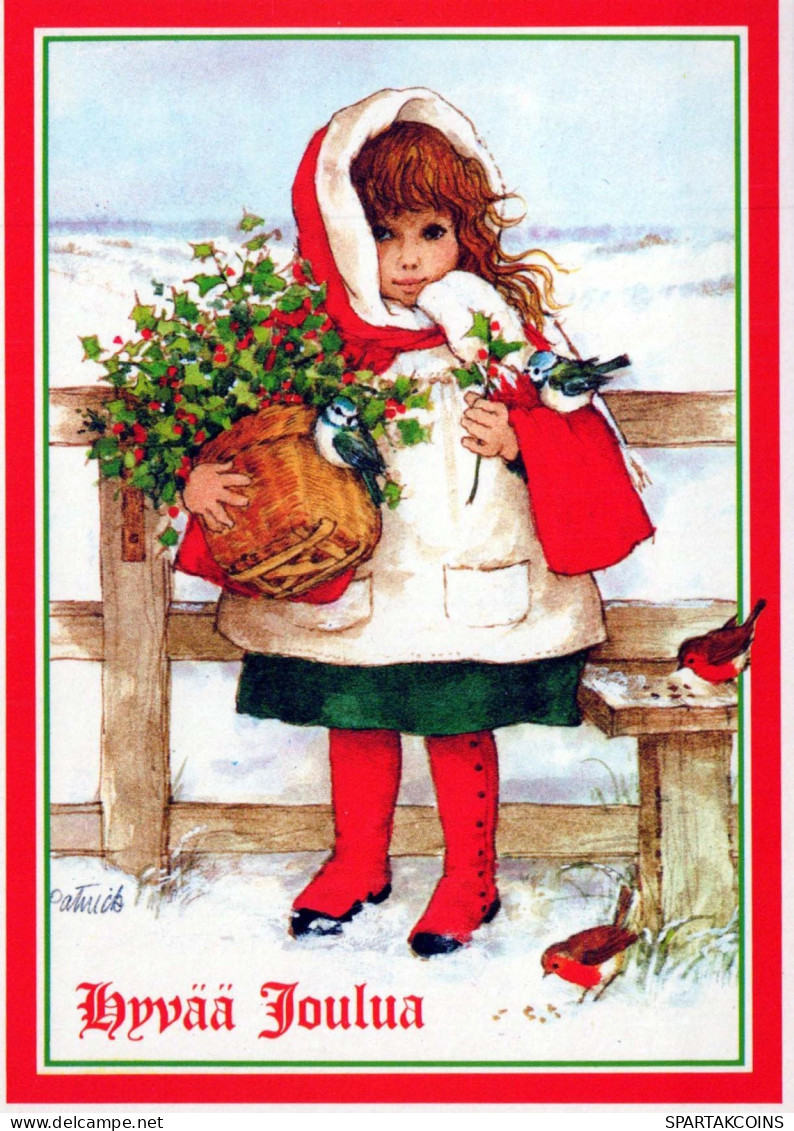 Buon Anno Natale BAMBINO Vintage Cartolina CPSM #PAY230.IT - Neujahr