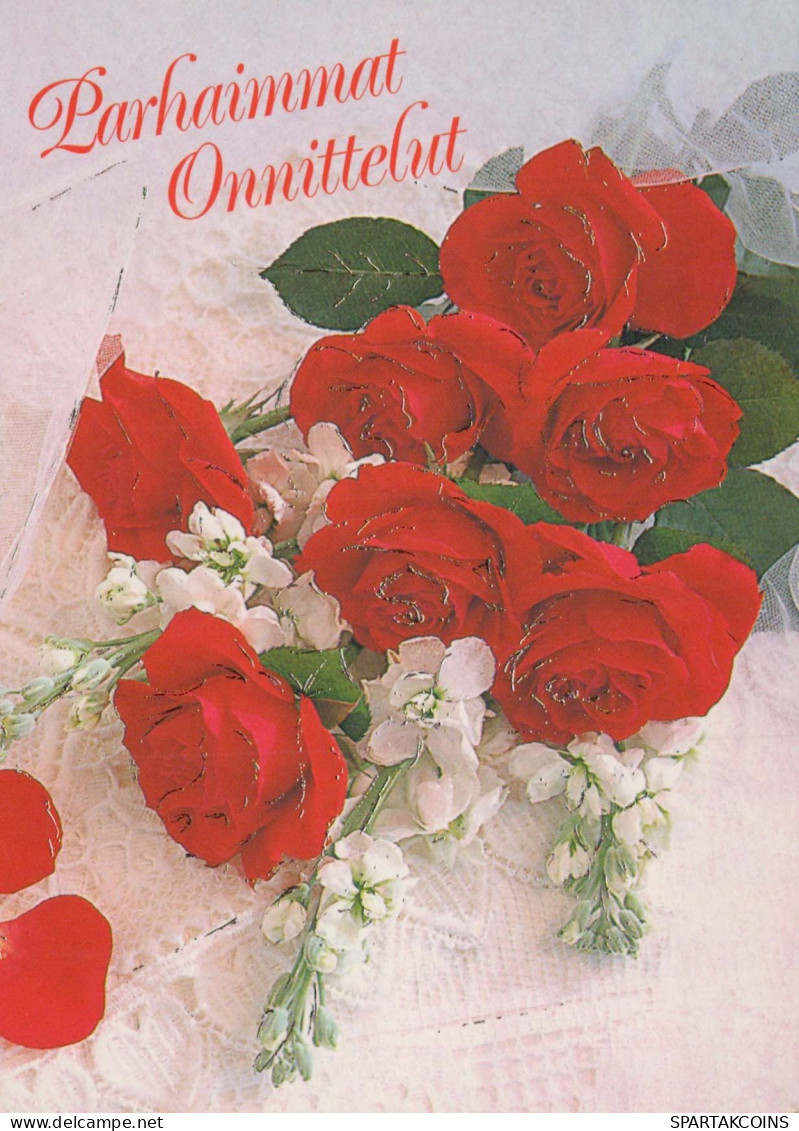 FIORI Vintage Cartolina CPSM #PAS681.IT - Flowers