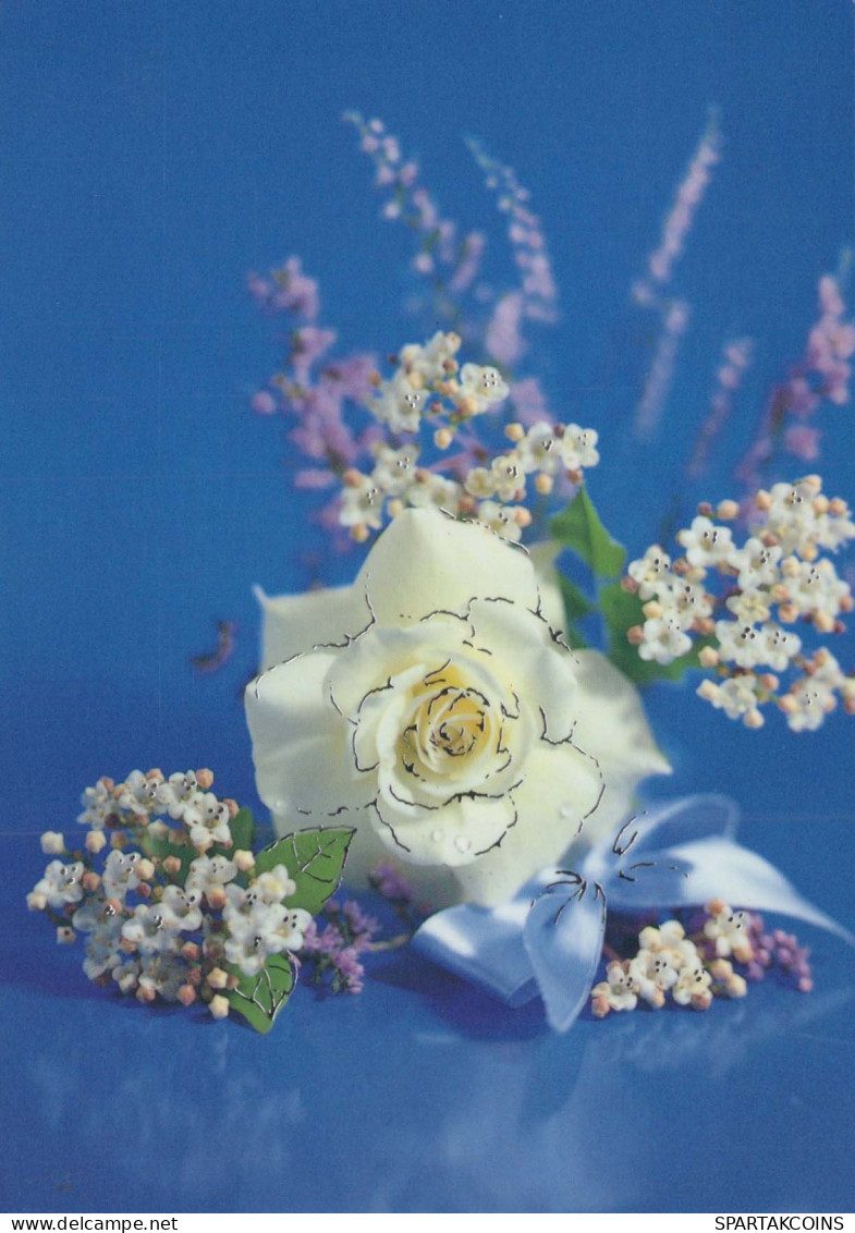 FIORI Vintage Cartolina CPSM #PAS197.IT - Flowers