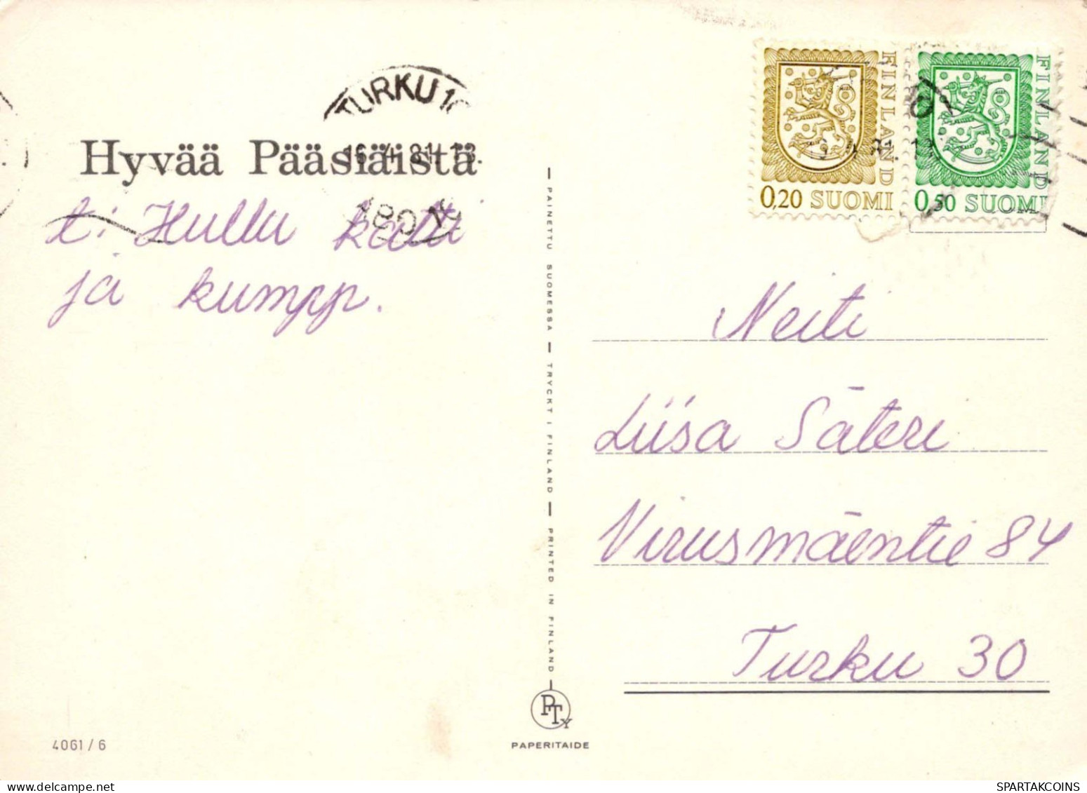 FIORI Vintage Cartolina CPSM #PAR054.IT - Blumen