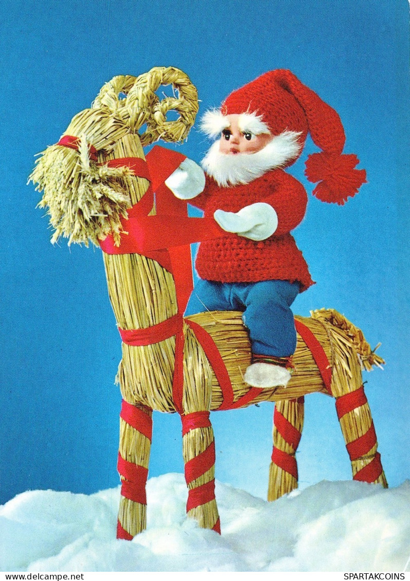 BABBO NATALE Natale Vintage Cartolina CPSM #PAK057.IT - Santa Claus