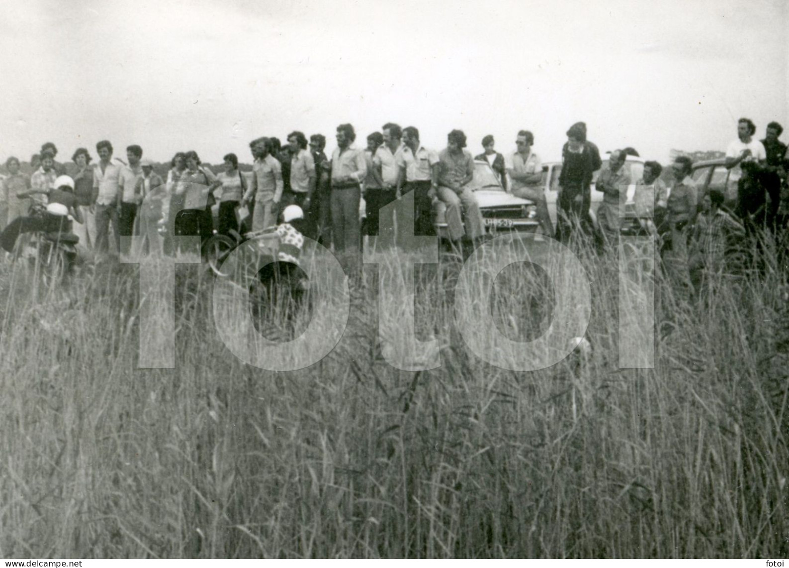 2 PHOTOS SET 1973 ORIGINAL AMATEUR PHOTO FOTO MOTO CROSS BIKE MOTORCYCLE MOZAMBIQUE MOÇAMBIQUE AFRICA AFRIQUE AT306 - Cyclisme