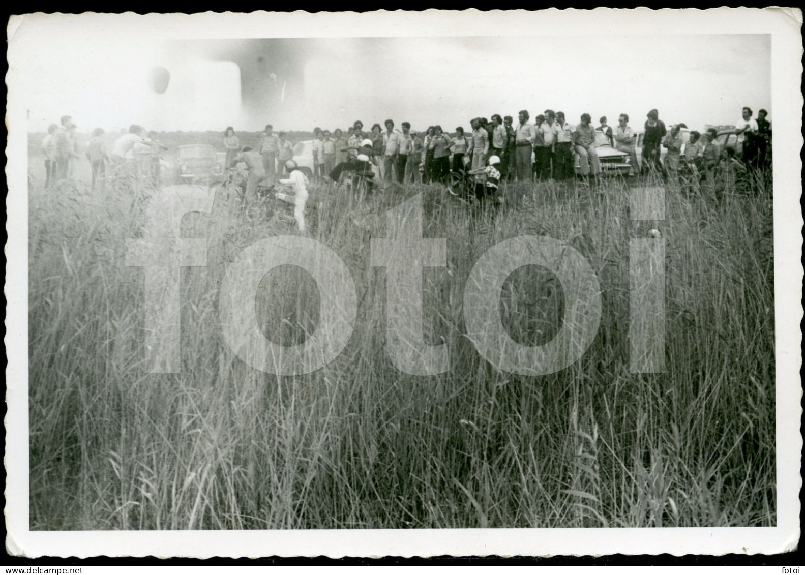 2 PHOTOS SET 1973 ORIGINAL AMATEUR PHOTO FOTO MOTO CROSS BIKE MOTORCYCLE MOZAMBIQUE MOÇAMBIQUE AFRICA AFRIQUE AT306 - Cycling