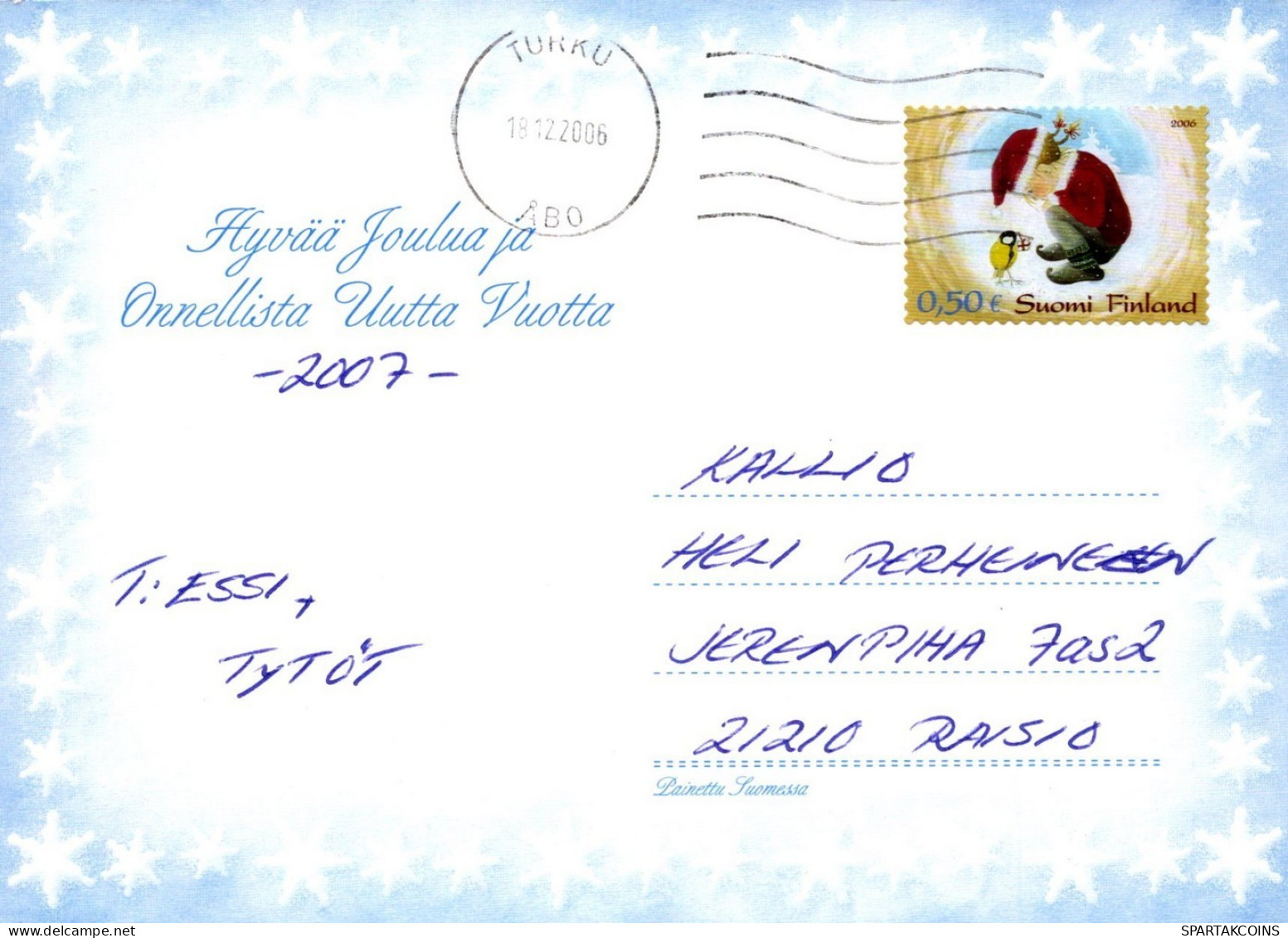 ANGELO Buon Anno Natale Vintage Cartolina CPSM #PAJ375.IT - Engel
