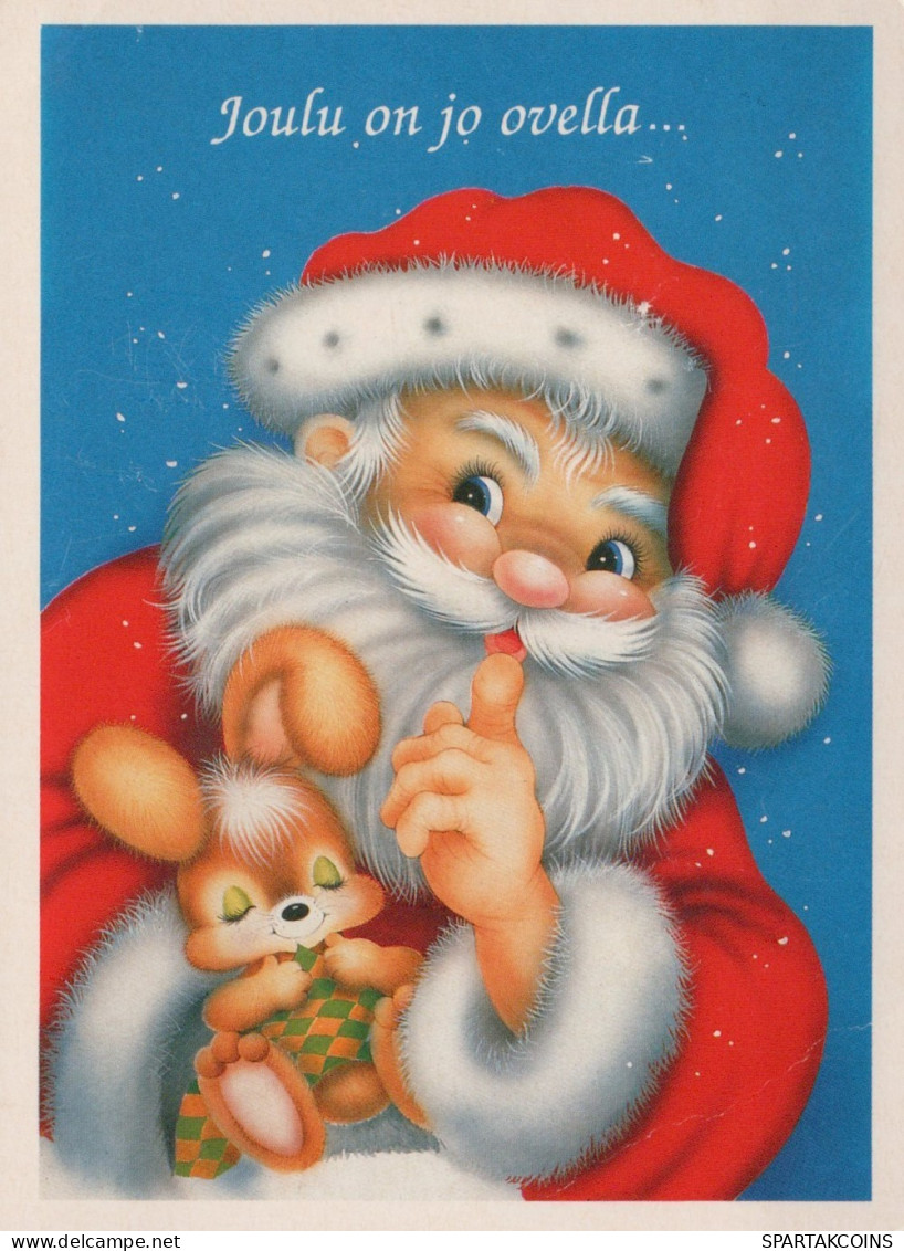 BABBO NATALE Natale Vintage Cartolina CPSM #PAJ781.IT - Santa Claus