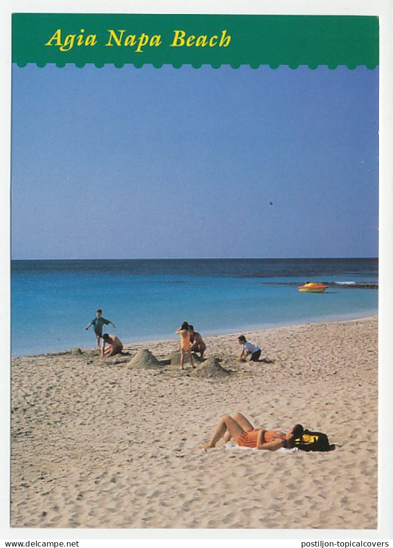 Invalid / Akypo - Postal Stationery Cyprus Beach - Altri & Non Classificati