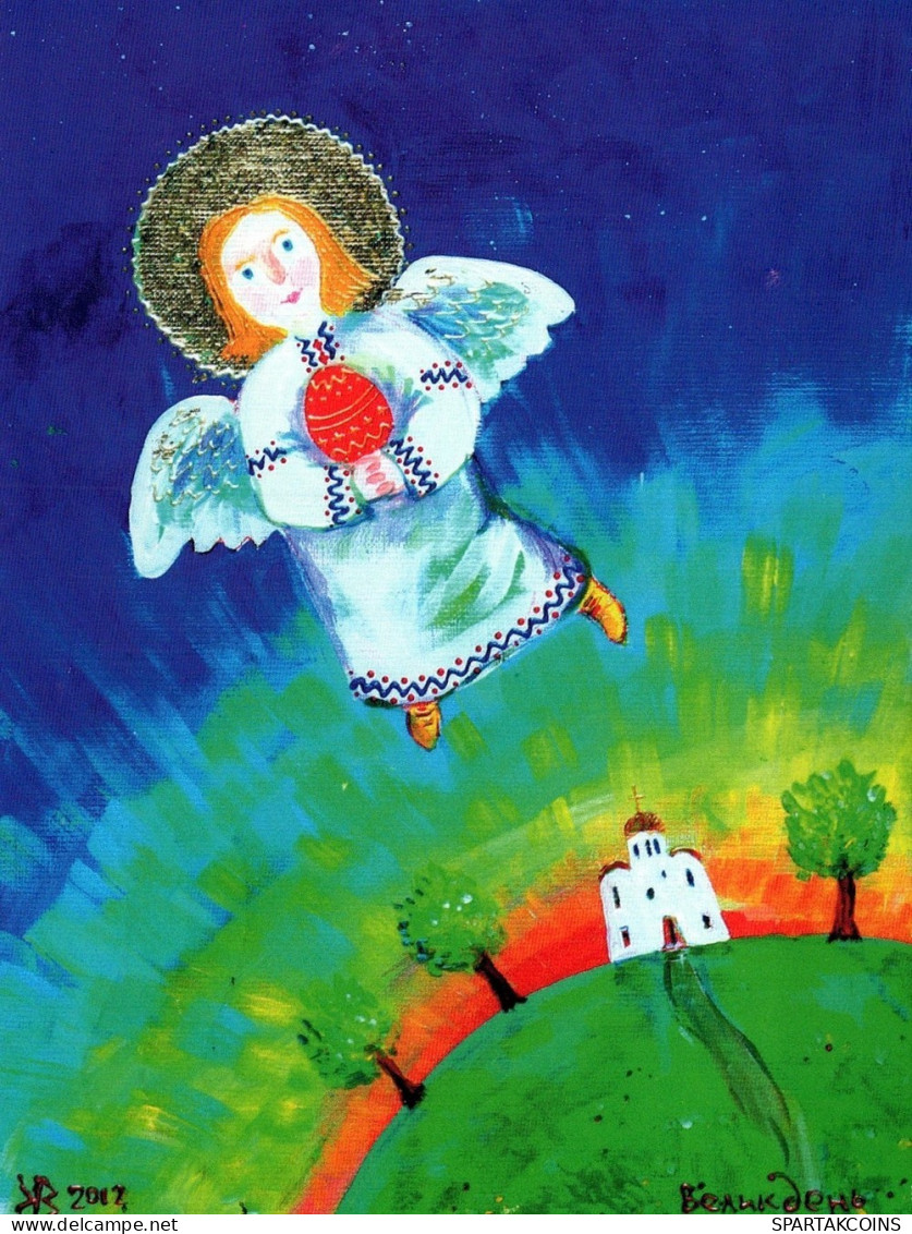 ANGELO Buon Anno Natale Vintage Cartolina CPSM #PAH677.IT - Engel