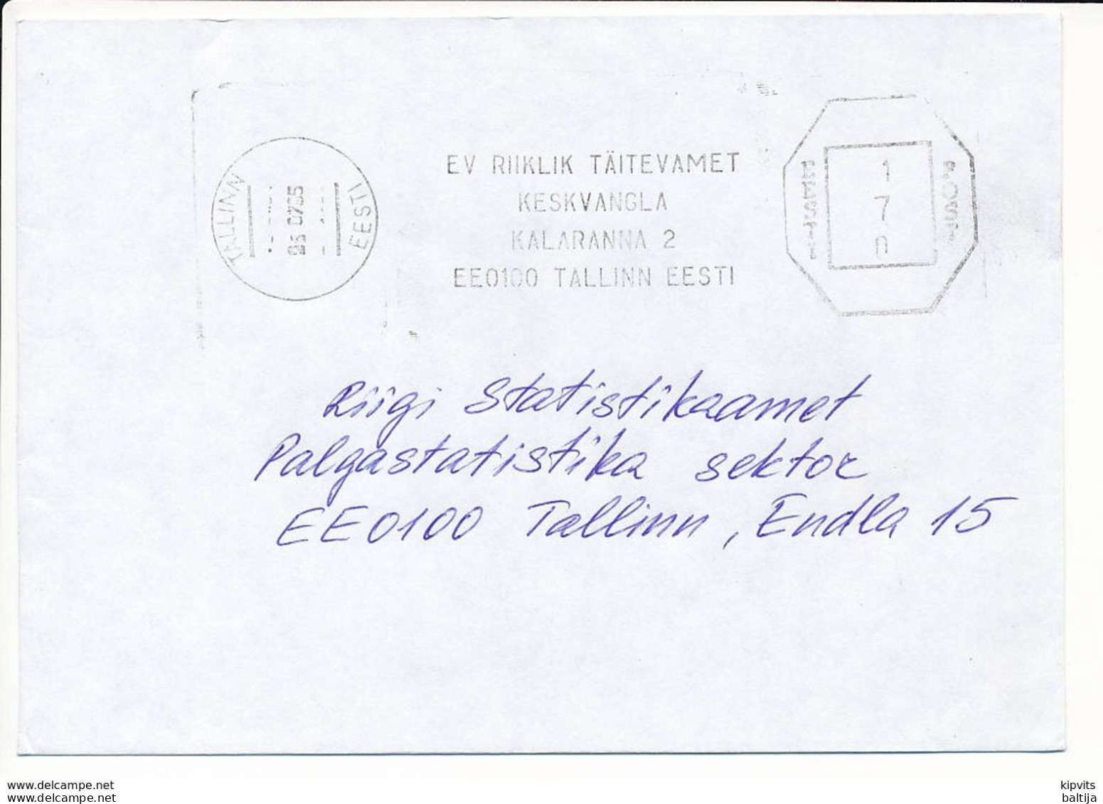 Meter Cover / Soviet Style, National Executive Of The Central Prison - 25 July 1995 Tallinn - Estonia