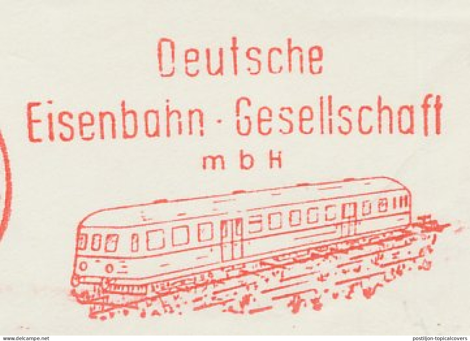 Meter Cut Germany 1963 Train - Eisenbahnen