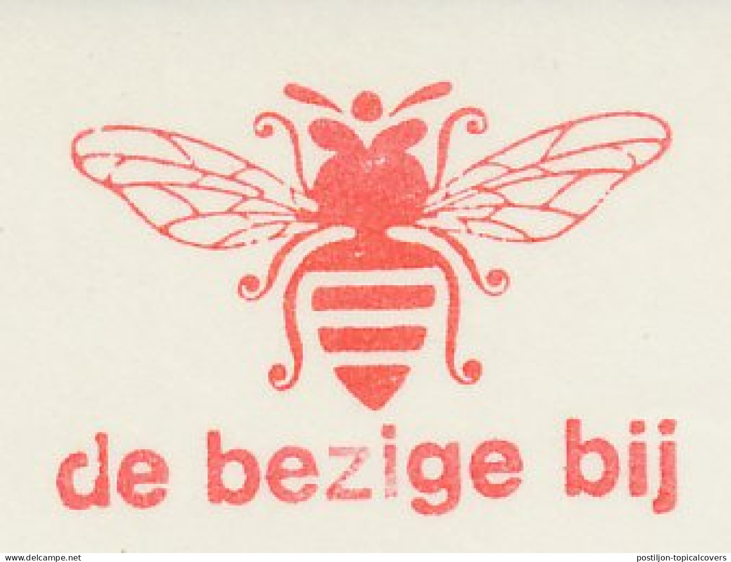 Meter Cut Netherlands 1978 Bee - Sonstige & Ohne Zuordnung