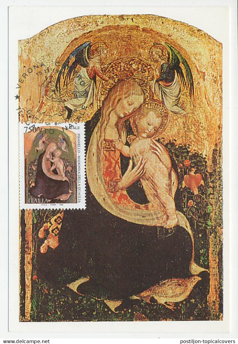 Maximum Card Italy 1996 Madonna Of The Quail  - Other & Unclassified
