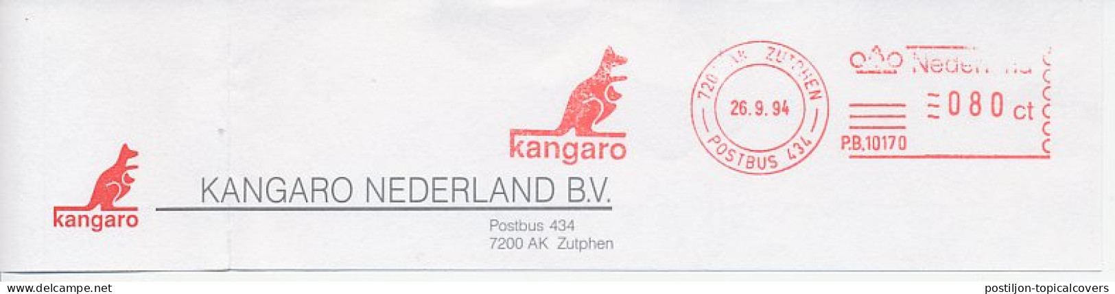 Meter Top Cut Netherlands 1983 Kangaroo - Otros & Sin Clasificación