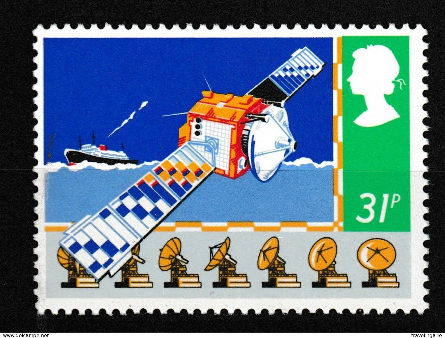 Great Britain 1985 Safety At Sea - Satelite MNH ** - Télécom