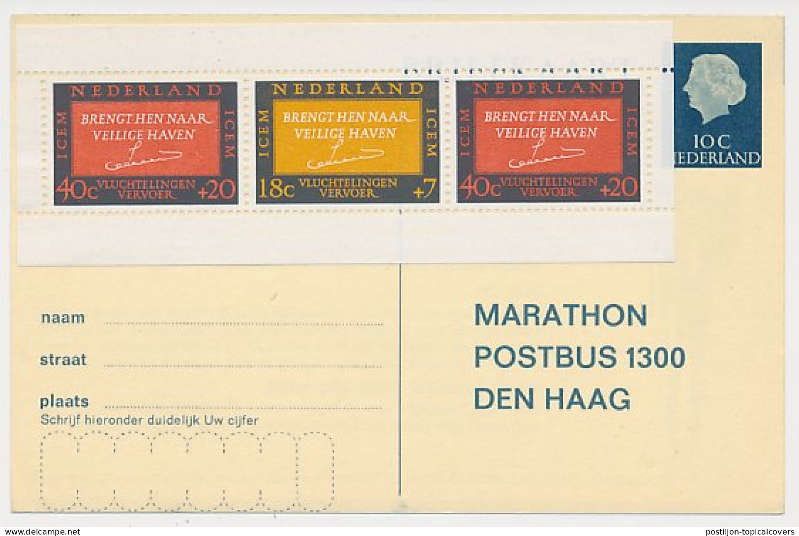 Briefkaart Geuzendam 330 B  - Entiers Postaux