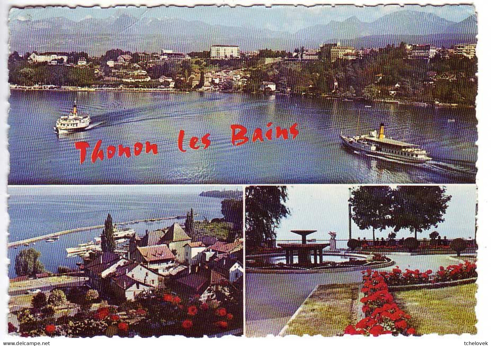 (74). Thonon Les Bains. E 11272 Lac & 79 Port & E 11035 Lac - Thonon-les-Bains