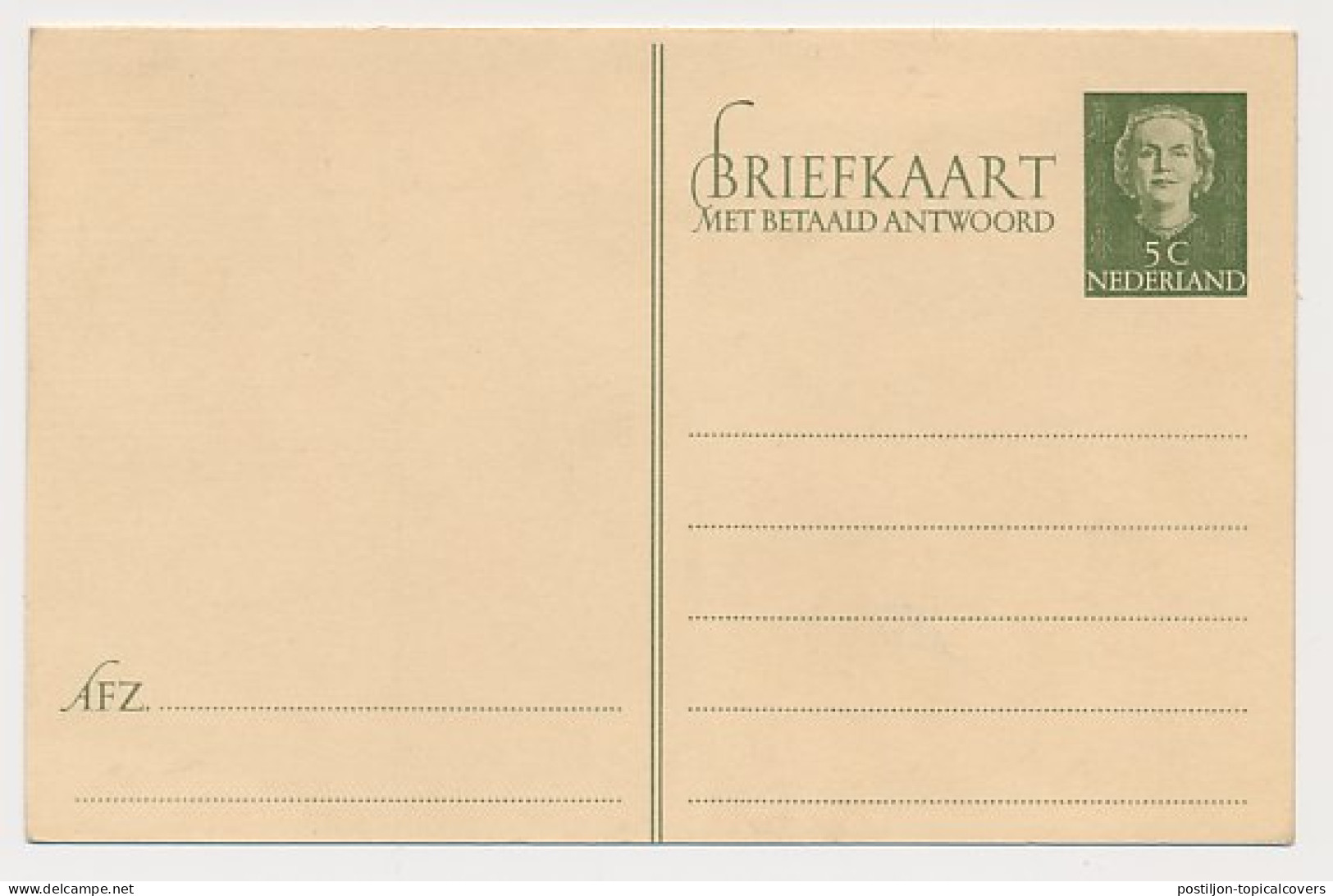 Briefkaart G. 301 - Ganzsachen