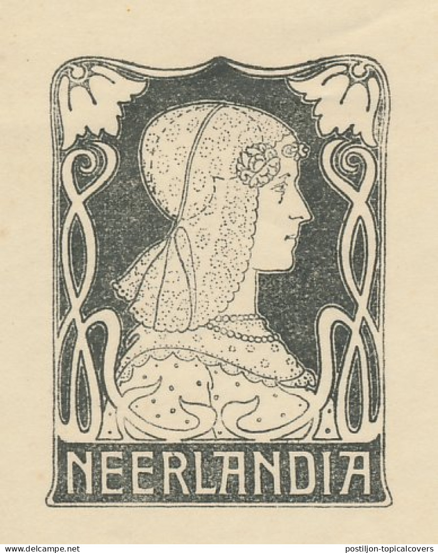 Kwitantie Scheveningen 1911 - Klederdracht - Kant - Netherlands