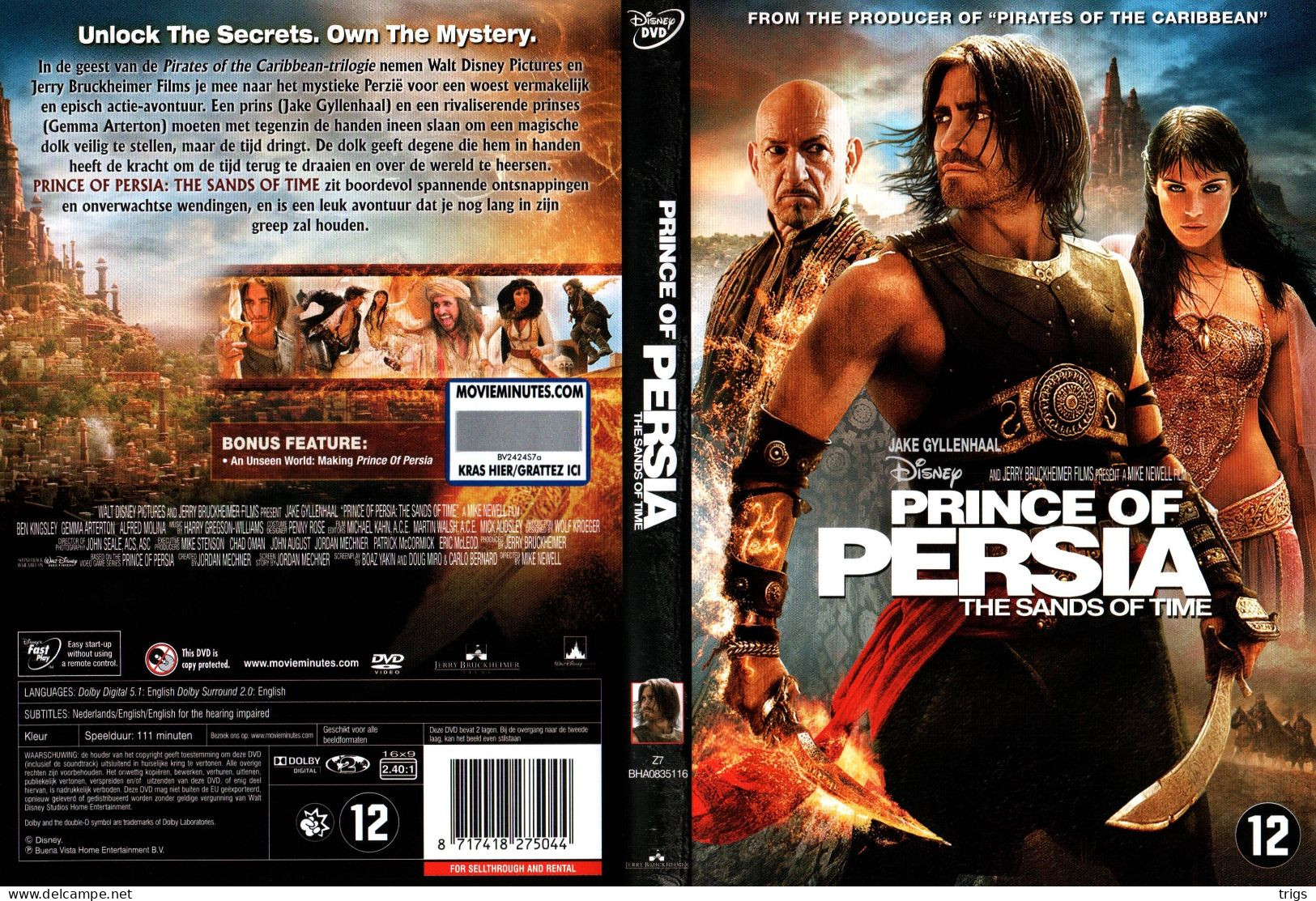 DVD - Prince Of Persia: The Sands Of Time - Acción, Aventura