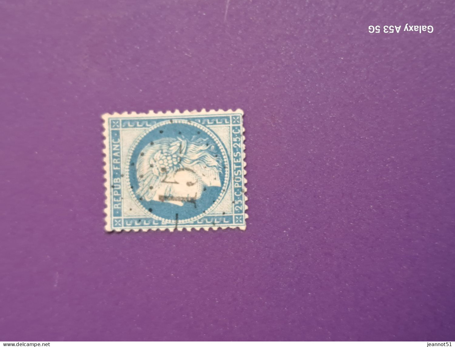 Timbre Cérès N° 60 Avec Oblitération GC - 1871-1875 Ceres