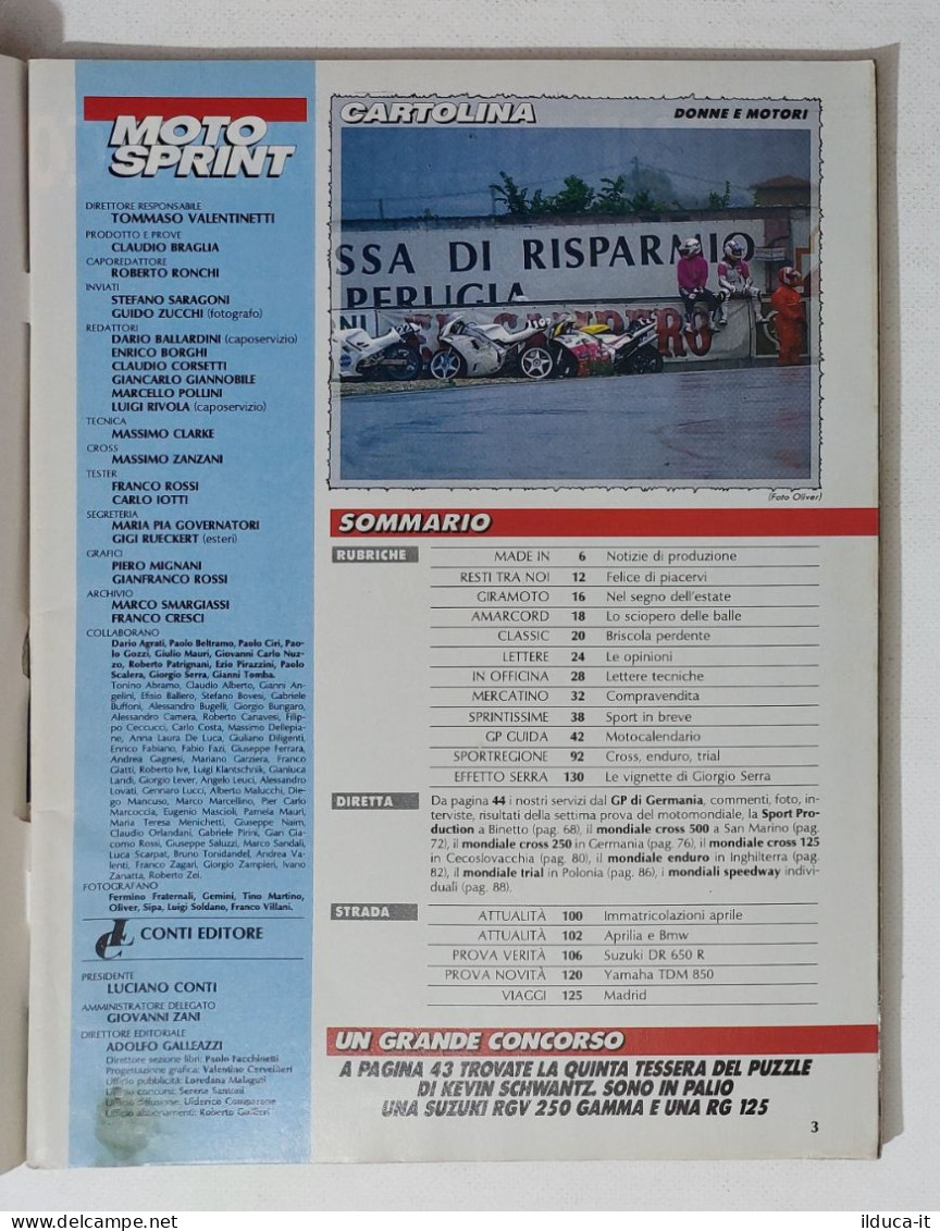 34981 Motosprint 2000 A. XVII N. 25 - GP Germania / Chili / Biaggi - Motori