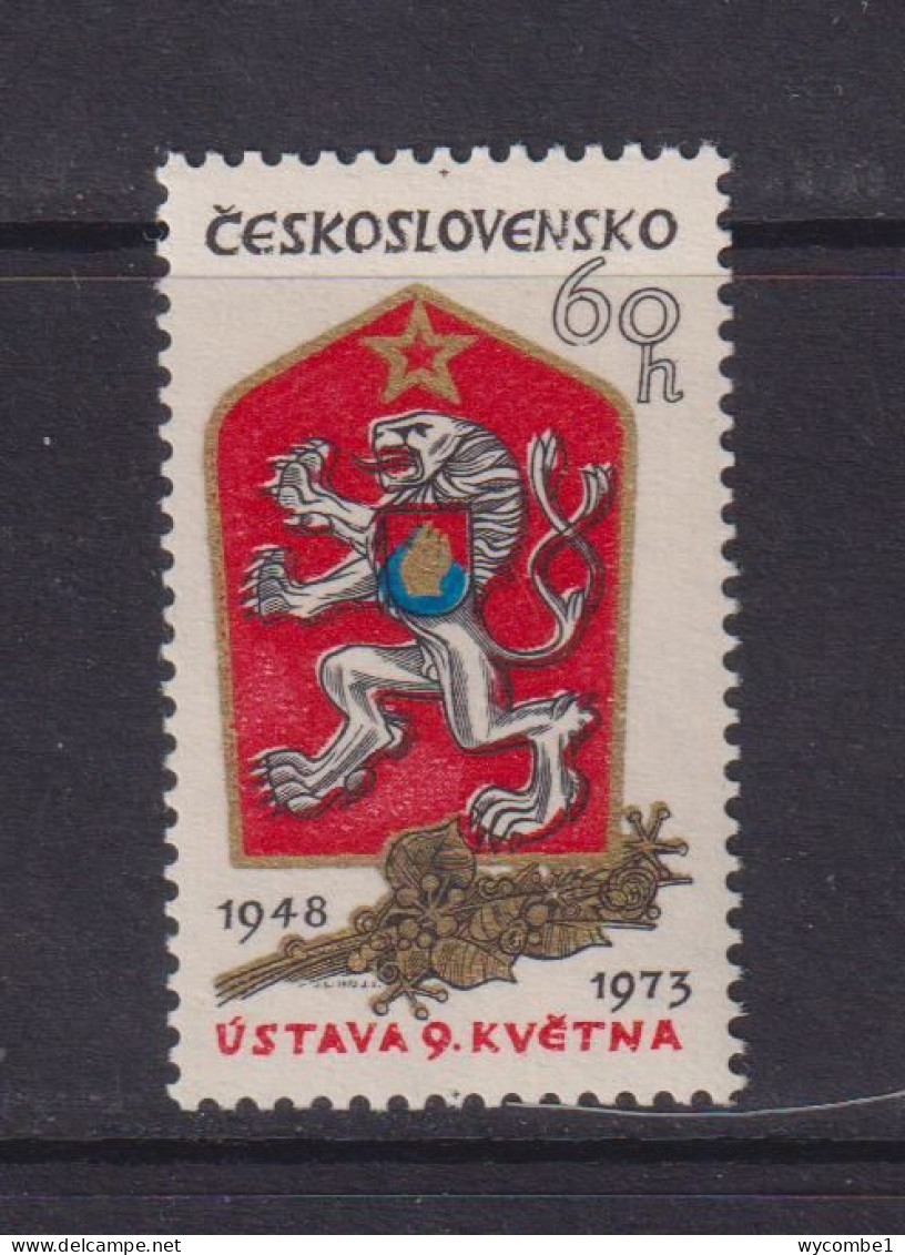 CZECHOSLOVAKIA  - 1973 Constitution 60h Never Hinged Mint - Ungebraucht