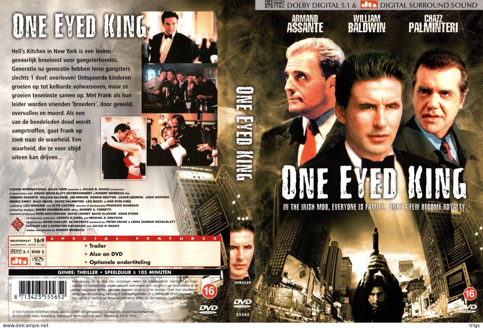 DVD - One Eyed King - Policíacos