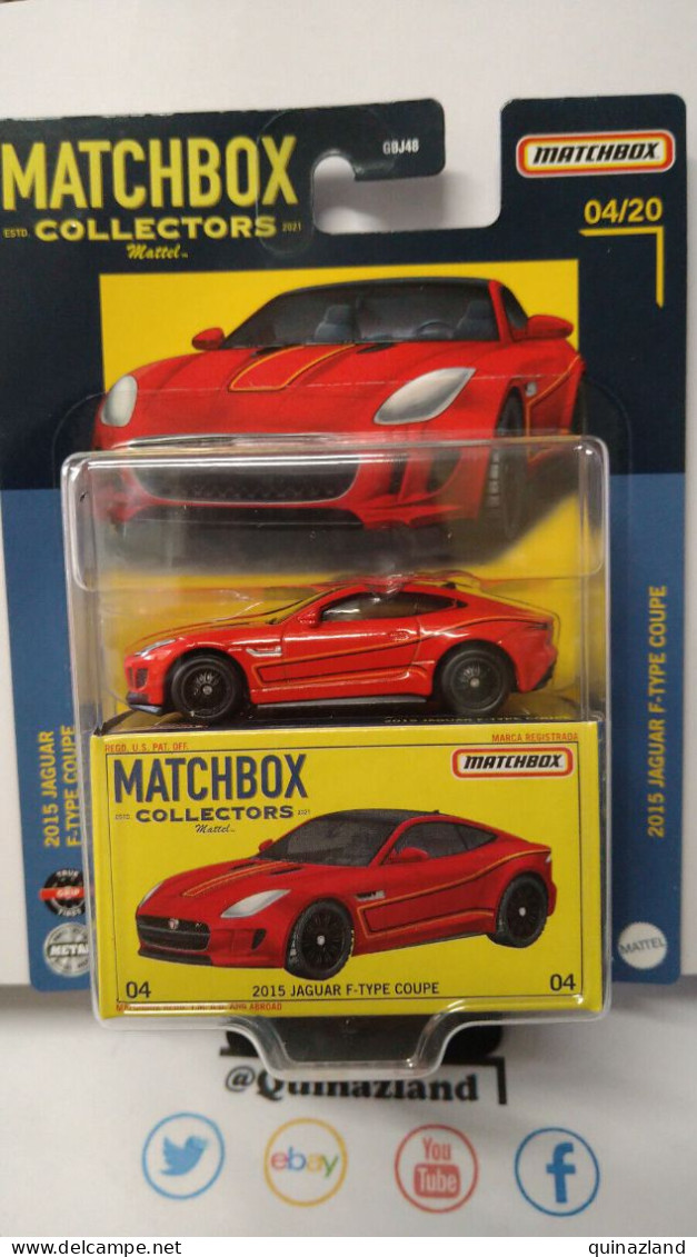 Matchbox Collectors 2015 Jaguar F-type Coupe (NG55) - Matchbox (Mattel)