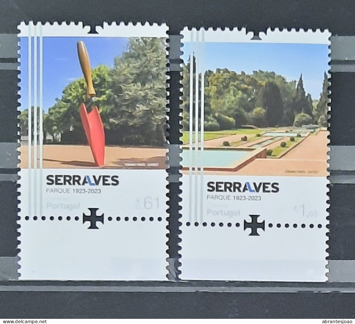 2023 - Portugal - MNH - 100 Years Of Serralves Park - New Museum Wing - 2 Stamps + Block Of 1 Stamp - Ongebruikt